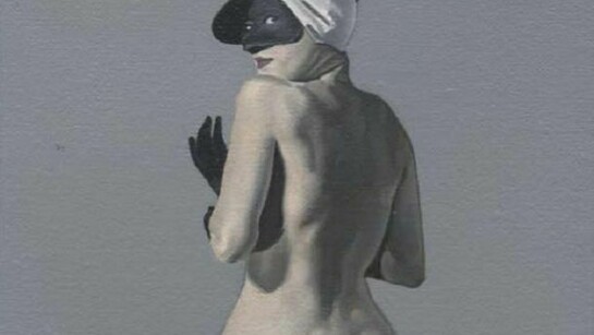 Dotty Attie, Enthusiastic Fan (detail), 2011, oil on linen, 25 panels, 6 x 6 inches; 2 panels, 3 x 4 inches. Courtesy of the artist and P.P.O.W Gallery, New York