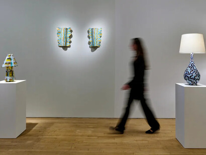 Alice Gavalet, Pattern play, exhibition view. Courtesy of TwentyFirst Gallery