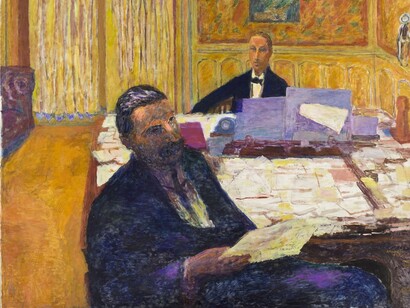 Pierre Bonnard (1867-1947), Les Frères Bernheim- Jeune [Josse Bernheim-Jeune et Gaston Bernheim de Villers], 1920, Huile sur toile, 166 × 155, 5 cm, Paris, musée d’Orsay, 1951, RF 1977-78 © Musée d’Orsay, dist. RMN-Grand Palais / Patrice Schmidt © ADAGP, Paris 2015