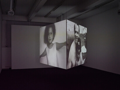 Salad Hilowle, När morgonstjärnan brinner, exhibition view. Courtesy of Cecilia Hillström Gallery