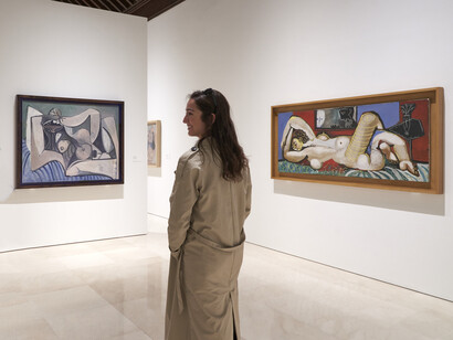 Pablo Picasso: estructuras de la invención. La unidad de una obra, vista de exhibición. Cortesía del Museo Picasso Málaga