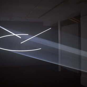 Anthony McCall, Raised voices, 2020. Courtesy of Sprüth Magers