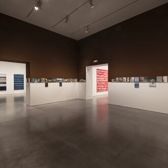 Juan Uslé, That ship on the mountain, exhibition view. Courtesy of Museo Reina Sofía