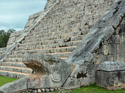 Chichén Itzá, Yucatán, la Serpiente Emplumada. Fotografía CPC Mollet, 2014  