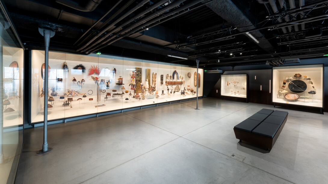 Émile Guimet Gallery, exhibition view. Courtesy of Musée des Confluences