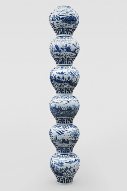 Vasos de la serie «La Odisea» dedicada a los refugiados de Ai Weiwei