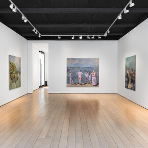 Emil Sands, Salt in the throat, exhibition view. Courtesy of Paul Kasmin Gallery