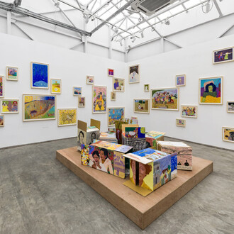 Sohrab Hura, The forest, exhibition view. Courtesy of Experimenter