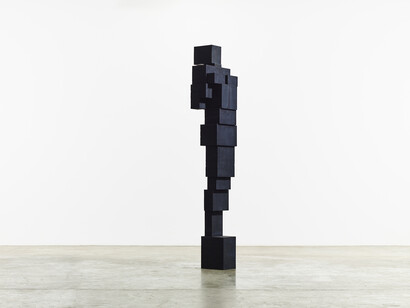 Antony Gormley, Big Pluck, 2014, Cast iron, 294 x 78 x 45 cm © Antony Gormley, Courtesy Galerie Thaddaeus Ropac Paris/Salzburg, Photograph by Stephen White, London