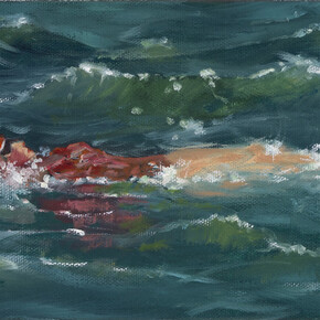 Eileen David, Backstroke (detail), 2022-2025. Courtesy of LewAllen Galleries