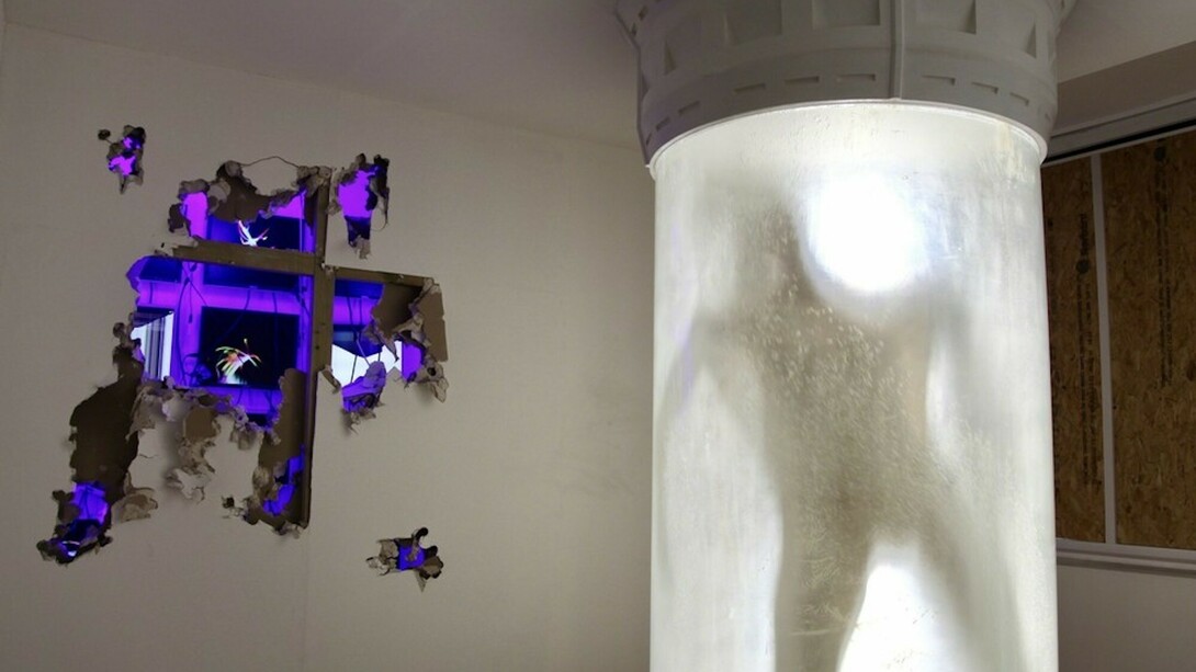 Chris Calderwood, exhibition view. Courtesy of The Residence Gallery