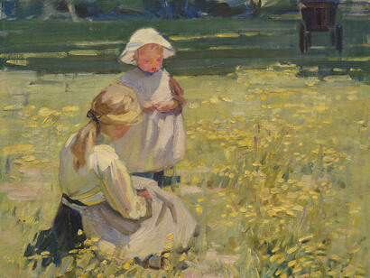 Helen McNicoll, Buttercups (detail), c. 1910. Courtesy of the National Gallery of Canada