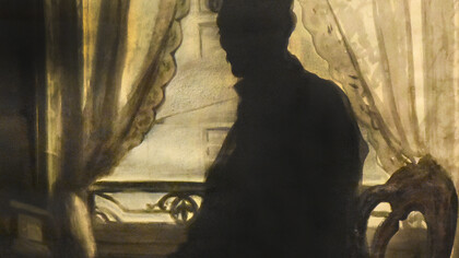 Léon Spilliaert, Silueta del artista (1907)