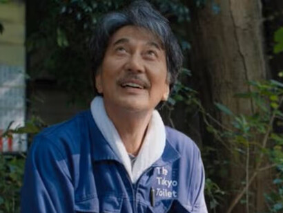 L'attore Kôji Yakusho in "Perfect days" di Wim Wenders, 2024