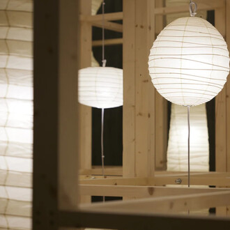 Danh Vo in situ. Akari by Noguchi, exhibition view. Courtesy of M+ Museum