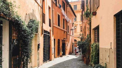 The Jewish ghetto in Rome, Italy