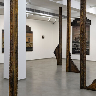 Abul Hisham, Shrines, exhibition view. Courtesy of Galerie Mirchandani + Steinruecke