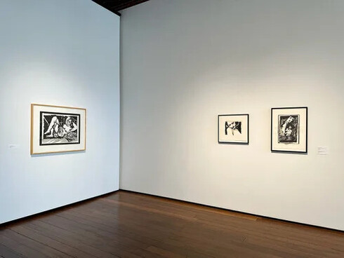 William Kentridge, Works on paper, 2000-2018, exhibition view. Courtesy of Greg Kucera Gallery