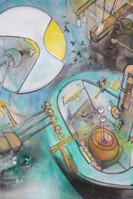 Roberto Matta, Etre Cibeles, detail