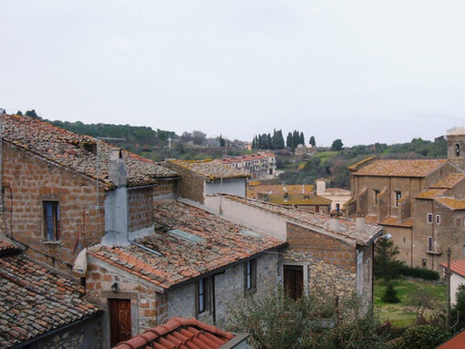 Panorama de Villa San Giovanni en Tuscia, Italia