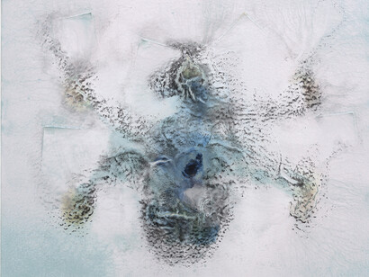 Miquel Barcelo, Manifesto Haptique, 2015, Técnica mixta sobre lienzo, 189,5 x 240 x 6,5 cm (74,8 x 94,49 x 1,97 in), Courtesy Galerie Thaddaeus Ropac, Paris/Salzburg, Photo: Charles Duprat