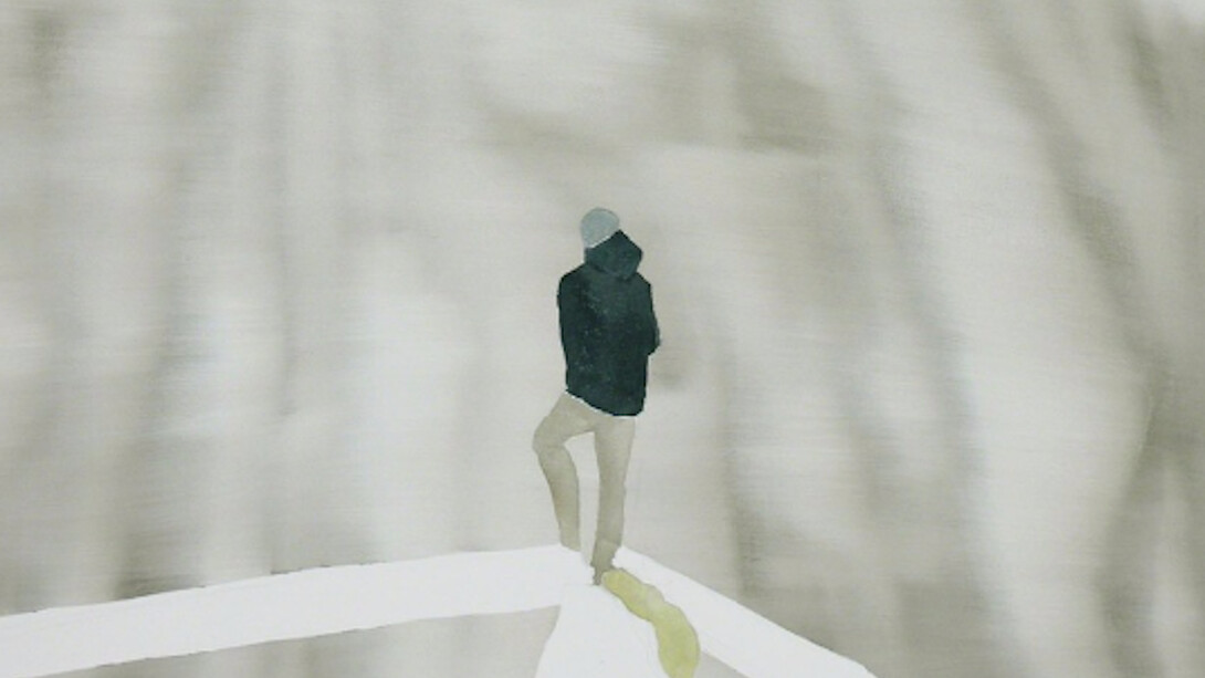 Vivian Kahra, Man Standing, 2016. Courtesy of Susan Eley Fine Art