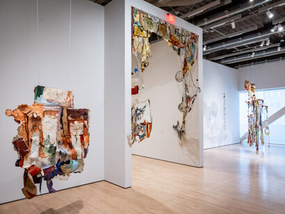 Suzanne Jackson, What is love, exhibition view. Courtesy of San Francisco Museum of Modern Art