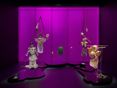 Naufus Ramírez-Figueroa, Lugar de consuelo (Place of solace), exhibition view. Courtesy of MoMA