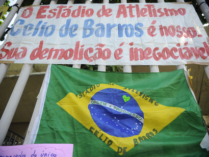 Demolição do Estádio Celio de Barros