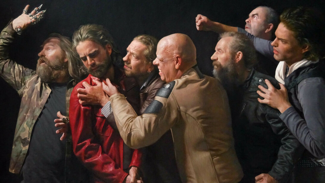 Mason Storm, The Taking of Chris 2016, Oil on Canvas, Reload Gallery