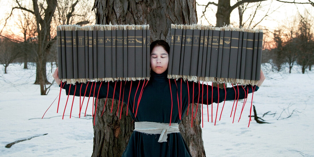Meryl McMaster. Courtesy of Montreal Museum of Fine Arts