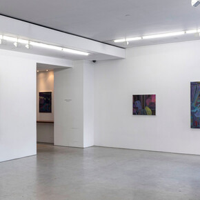 Danielle Roberts, Phosphorescence and gasoline, exhibition view. Courtesy of Fredericks & Freiser