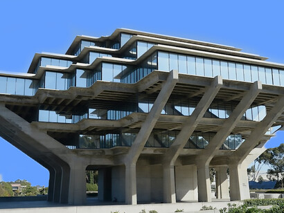 Geisel Library is the main library building of the University of California, San Diego, USA