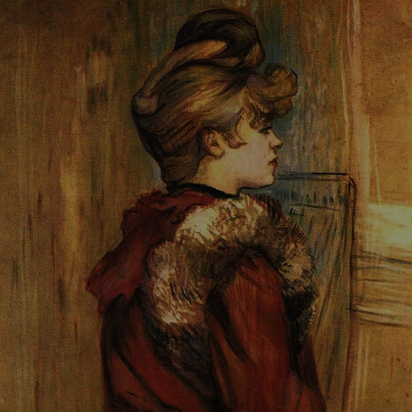 Henri Toulouse-Lautrec, La ragazza con la pelliccia