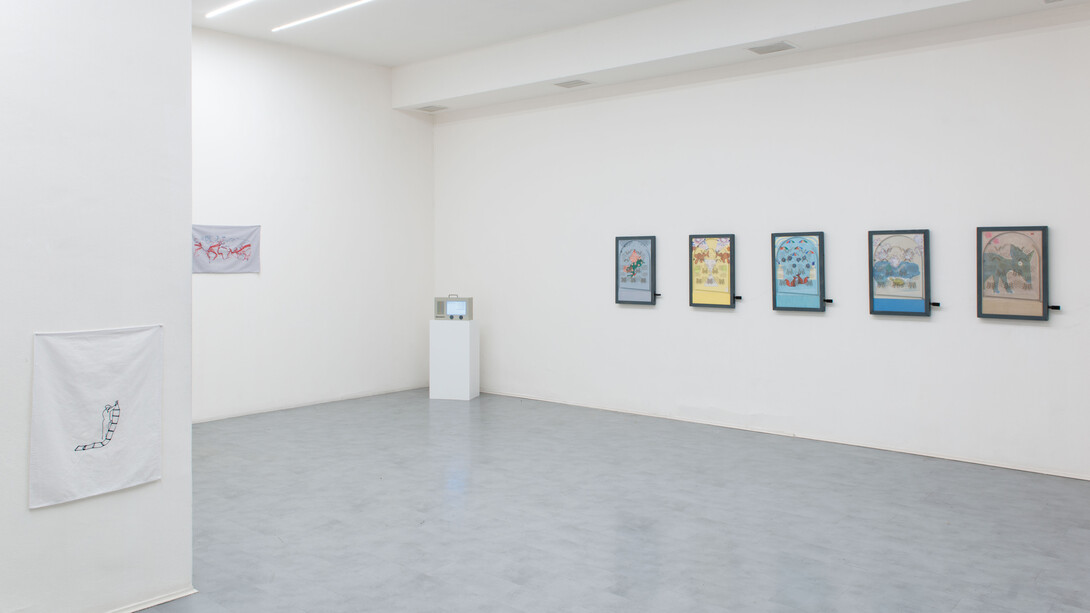 Eva Marisaldi, Continental, exhibition view. Courtesy of Galleria de' Foscherari