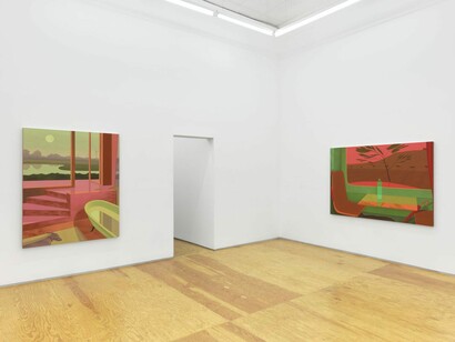 Alfie Caine, The Chalk Carver’s house, exhibition view. Courtesy of Margot Samel Gallery