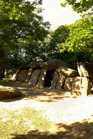 La Roche-aux-Fées, commune d'Essé, Ille-et-Vilaine, Bretagne, France, 29 août 2011. Foto par Raphael Eiselstein
