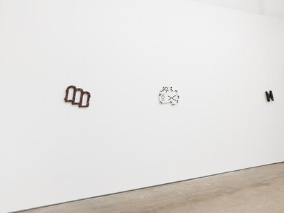 Noriko Kawana, On a very quiet morning, on the same piece of toast, exhibition view. Courtesy of Adams and Ollman
