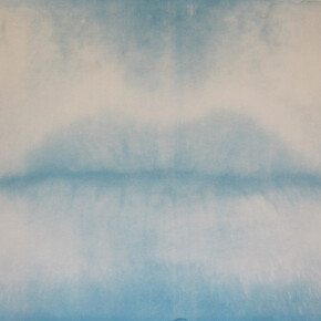 Nick Fox, All of me, some of me, 2014, cyanotype of Heritage rag, 101 cm x 137 cm
