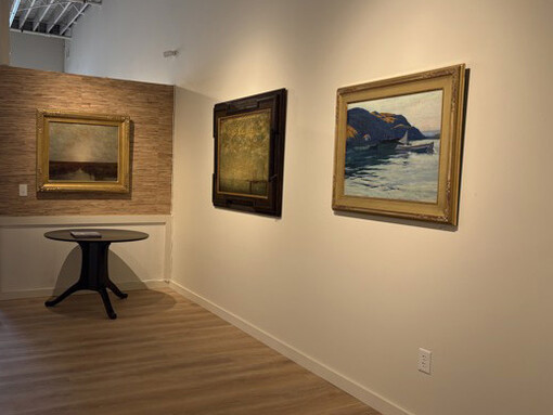 Various artists, Modern masters: American impressionism to abstract expressionism, exhibition view. Courtesy of Montanaro Fine Art