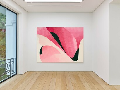 Sarah Crowner, Night for day, exhibition view. Courtesy of Gagosian