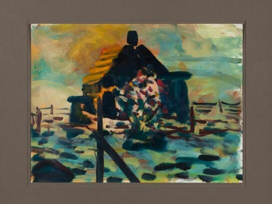 Paul Housley, Snowscape, 2007, oil on paper, Copyright the Artist, Photographs courtesy of Belmacz