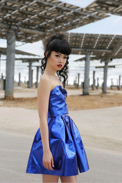 Jessica Minh Anh en su visita a Gemasolar