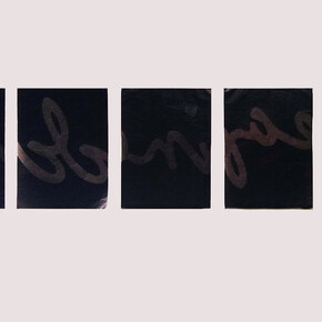 Lizi Sánchez, Nana, 2019, Drawing on carbon copy paper, 5 sheets © the artist. Courtesy Cecilia Brunson Projects