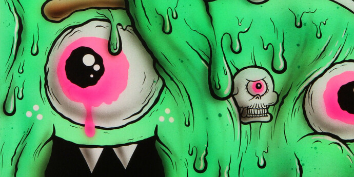 Something Melty This Way Comes. Courtesy of StolenSpace Gallery