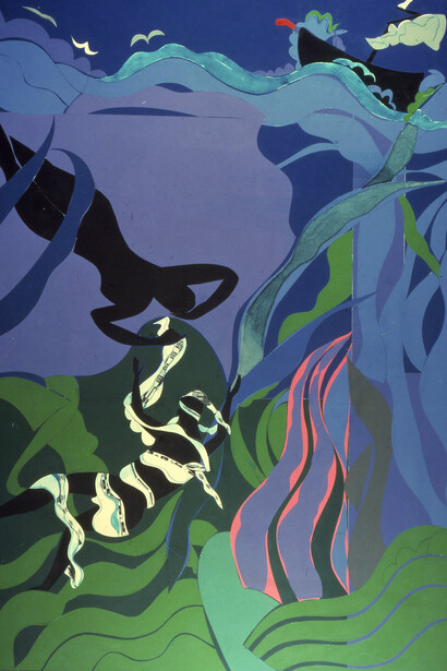 The Sea Nymph	Collage	1977	Courtesy Glen and Lynn Tobias