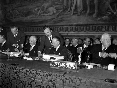 Alemania, Francia, Italia, Bélgica, Holanda y Luxemburgo fueron los seis Estados que suscribieron el acuerdo de 1957