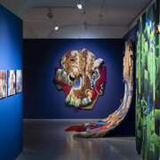Christoph Hefti. The missing cat und andere textile storys, ausstellungsansicht. Mit freundlicher genehmigung des Museums für Gestaltung