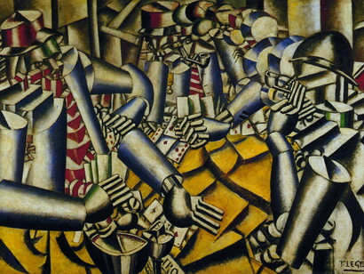 Fernand Léger, Soldiers playing cards ,1917