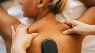 A woman healing by adopting alternative medicine